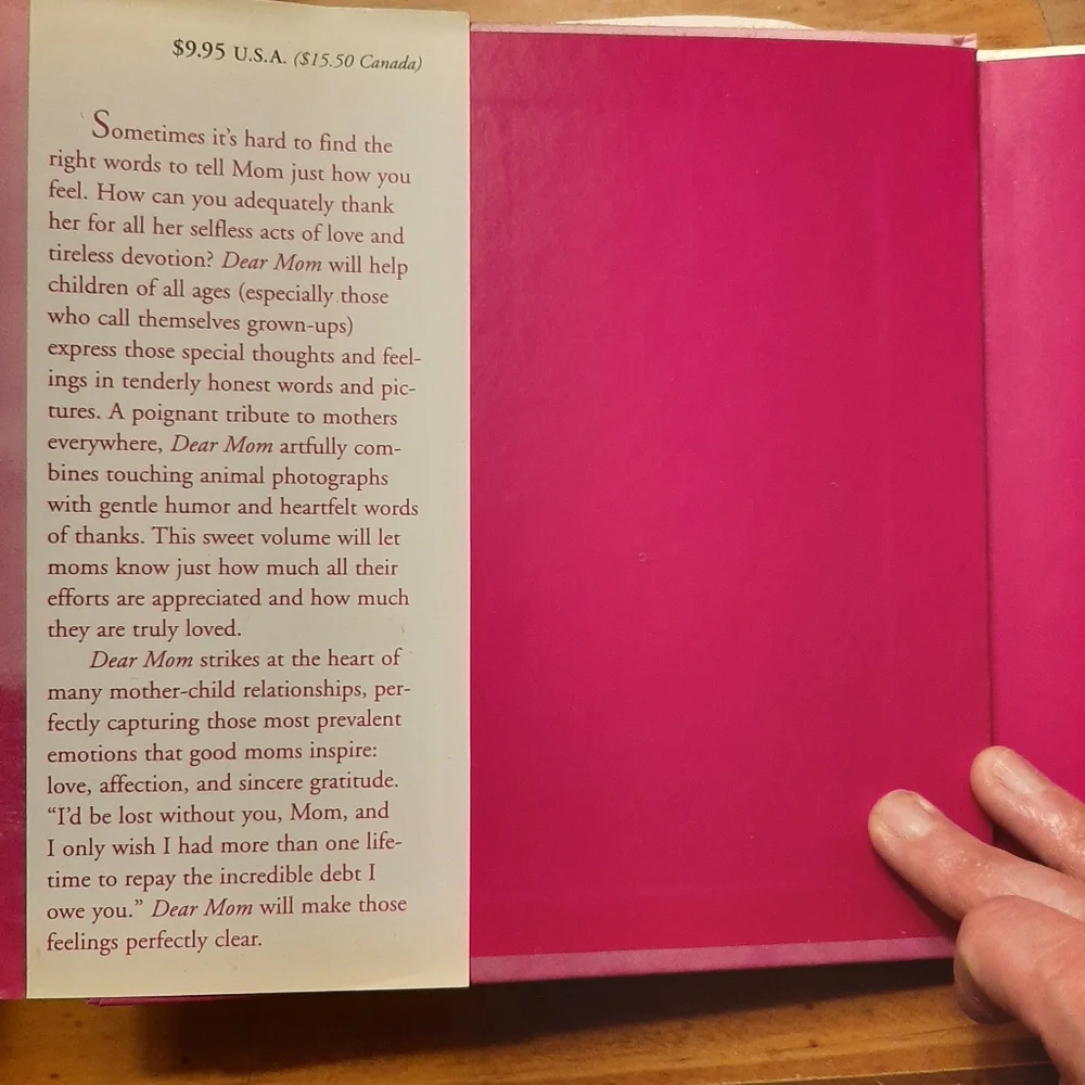 Dear Mom Thank you for Everything book by Bradley Trever Greive